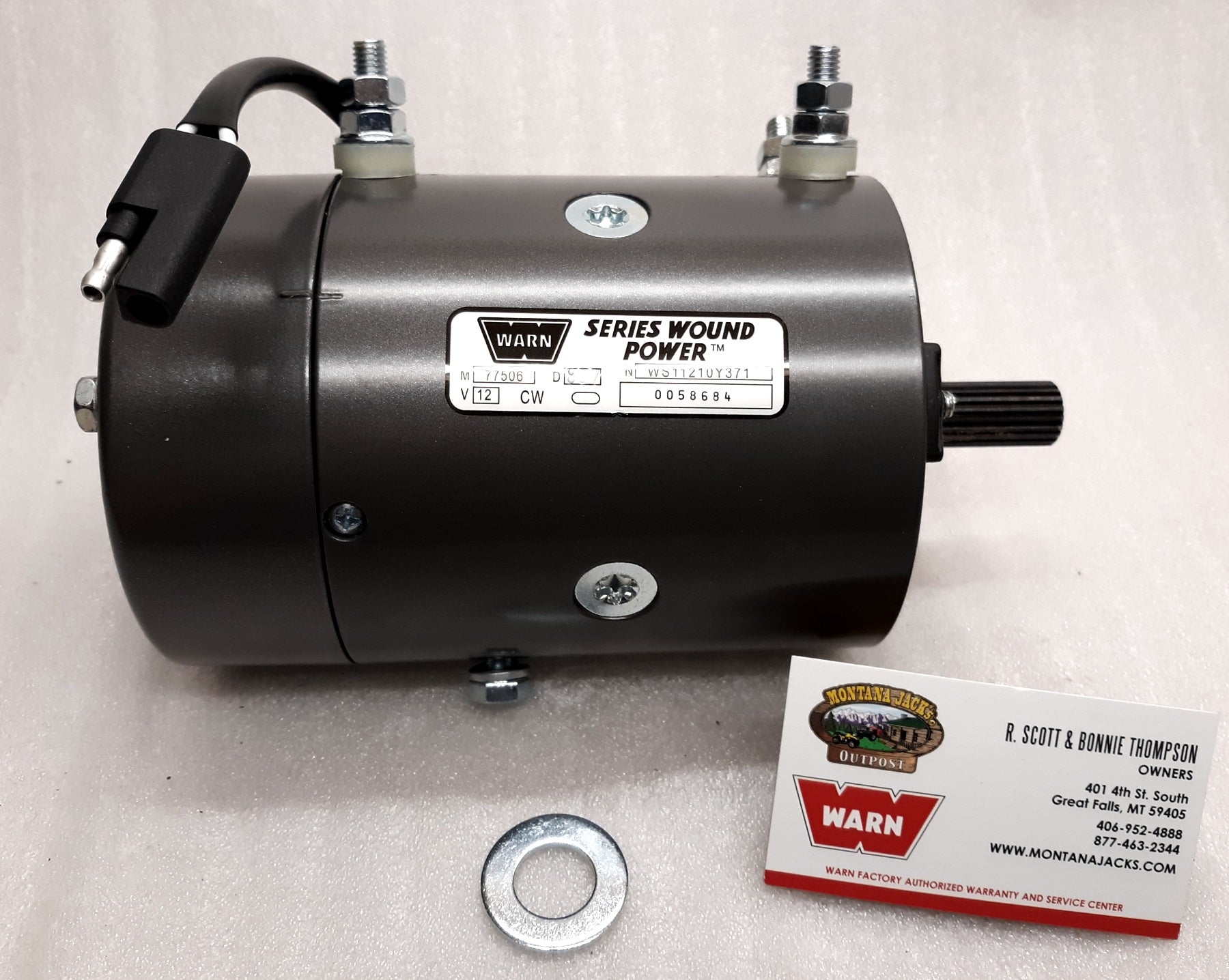 WARN 68773 Winch Motor for 16.5ti, 16.5ti-S, FREE SHIPPING
