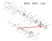 WARN 69331 Winch Carrier Gear Assembly Stage 2, for 1.5ci, RT15, XT15