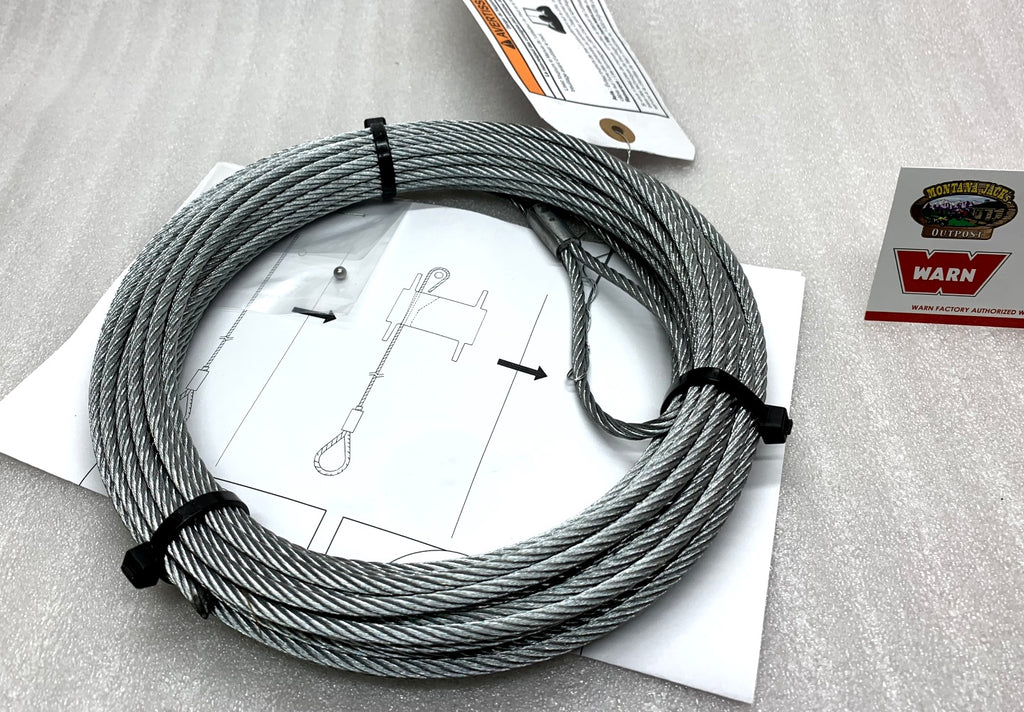 WARN 69336 ATV Winch Replacement Cable 1.5 Winch - 5/32 X 50 FT