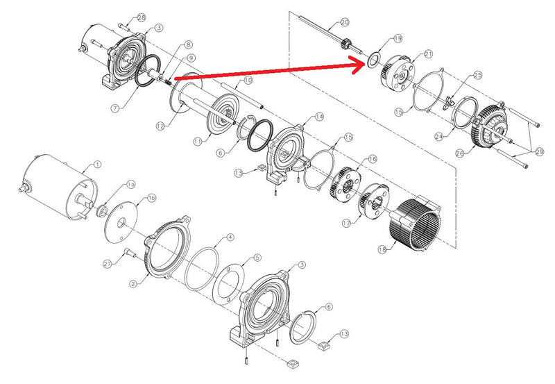 WARN 69629 Bronze Thrust Washer for 3.0ci and 4.0ci ATV Winch