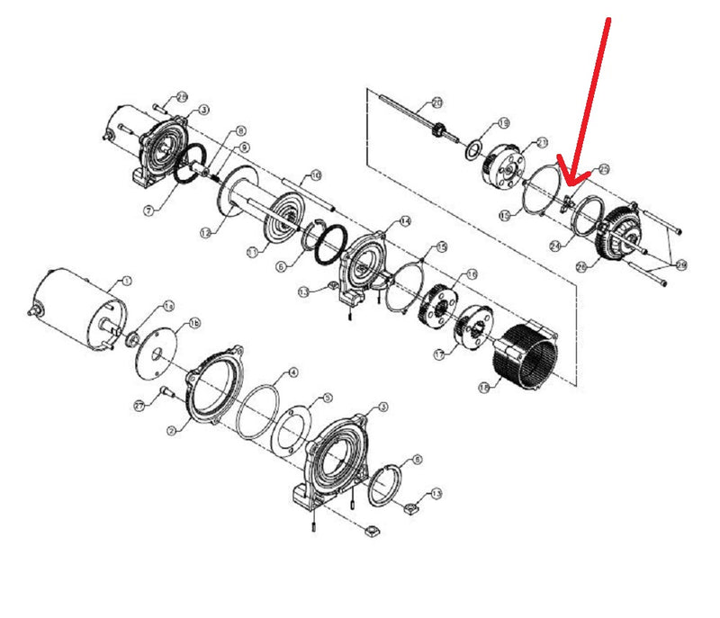 WARN 69632 Cam Follower for 3.0ci and 4.0ci ATV Winches, steel