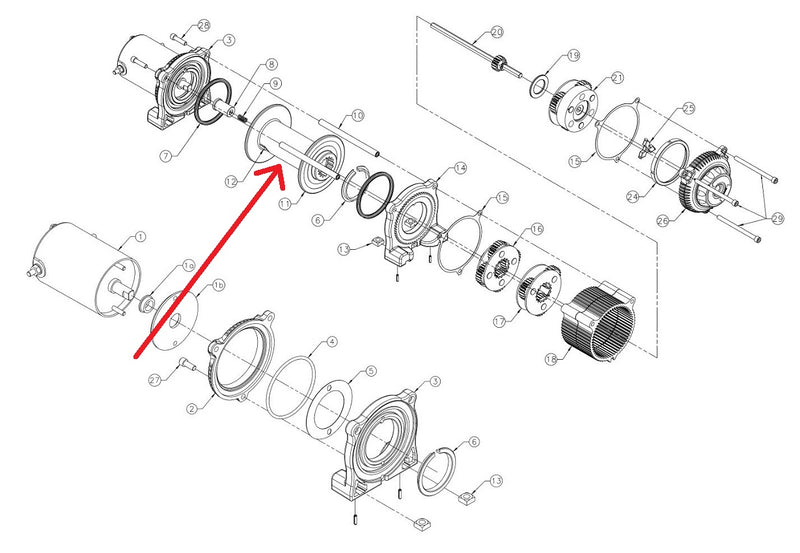 WARN 69635 Aluminum Winch Drum for 4.0ci ATV Winch