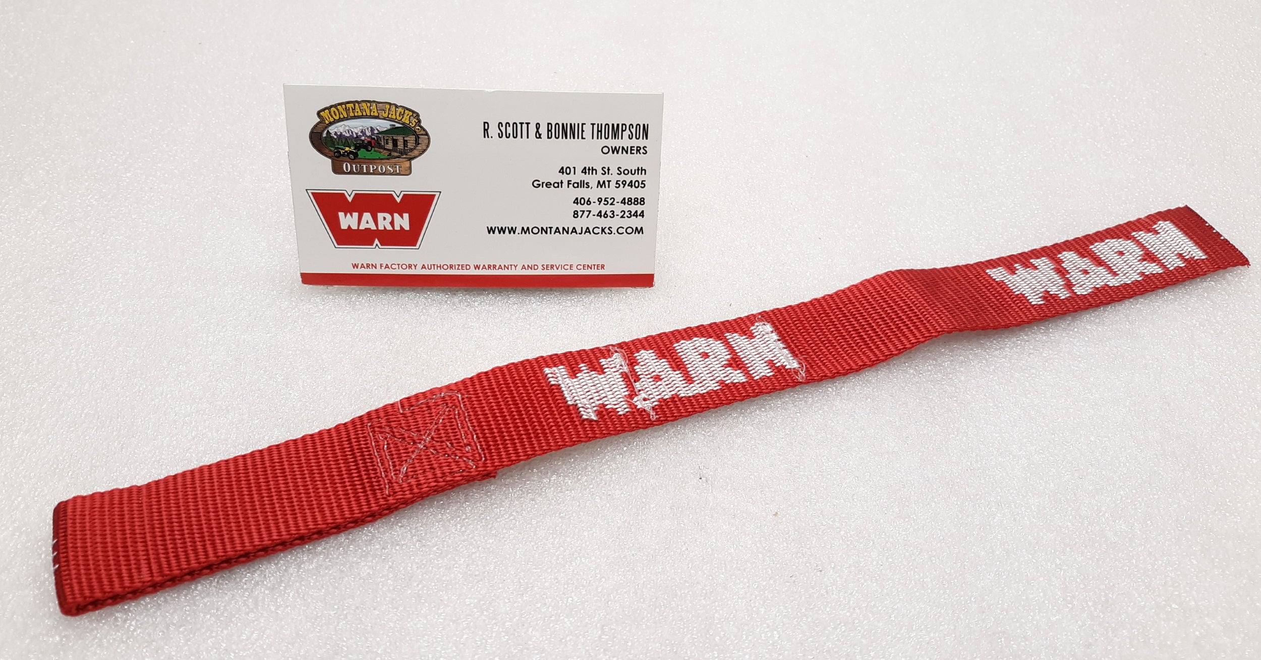 WARN 69645 Winch Hook Safety Strap, FREE SHIPPING over $35.00