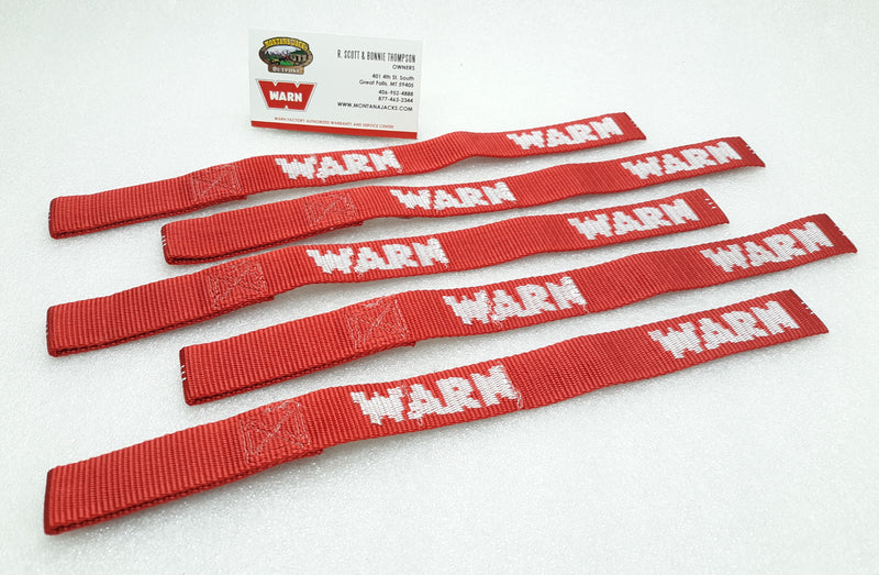 WARN 69645 Winch Hook Safety Strap, 5 count