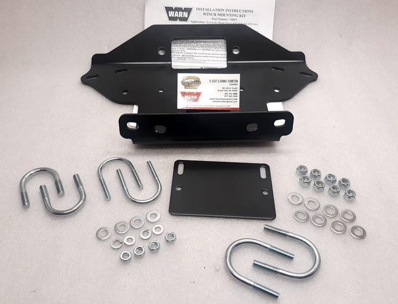 WARN 70825 ATV Winch Mount for 2005-13 Kawasaki BF 650