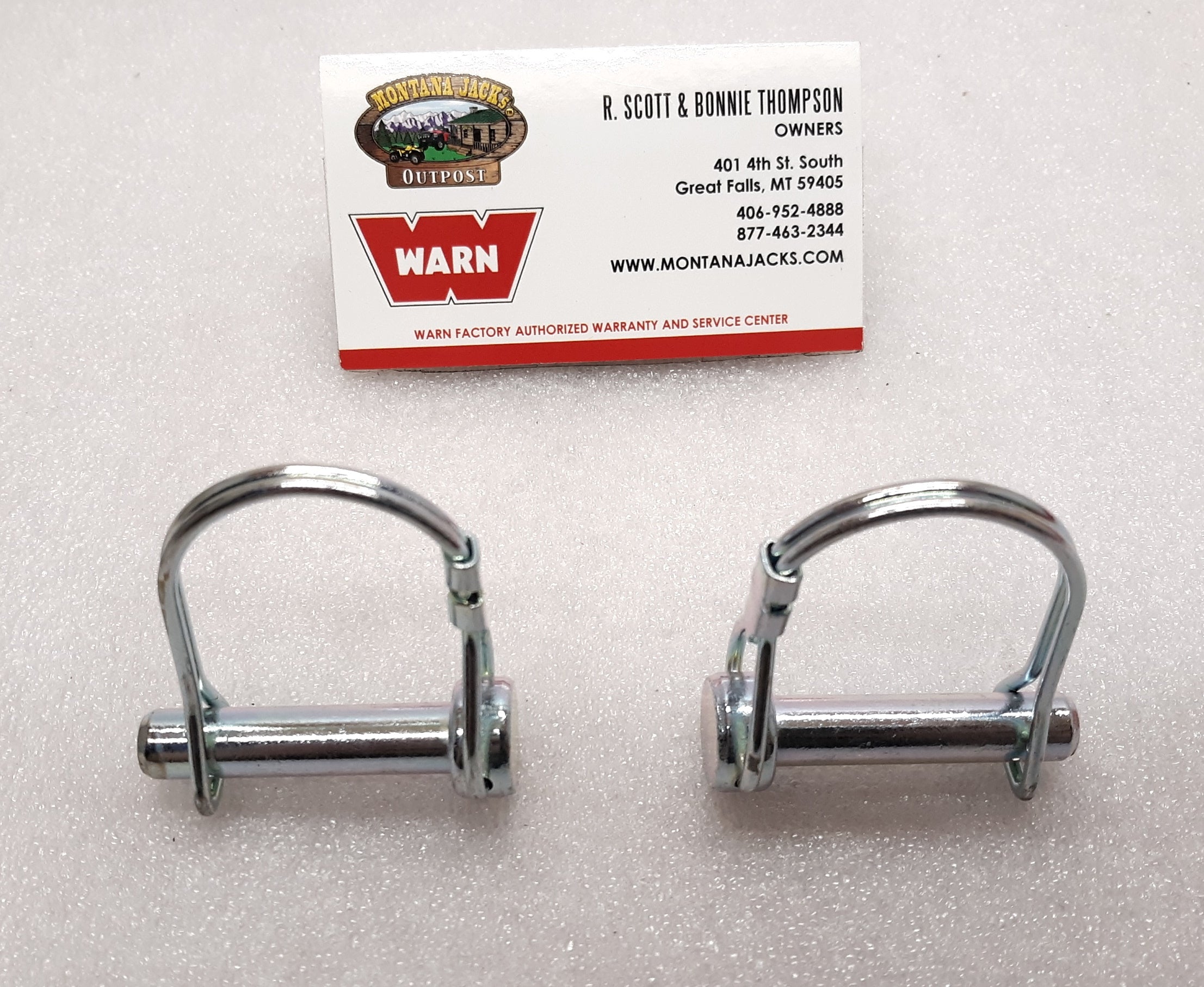 WARN 71493 Plow Mounting Pin (Pair), FREE SHIPPING over $35.00