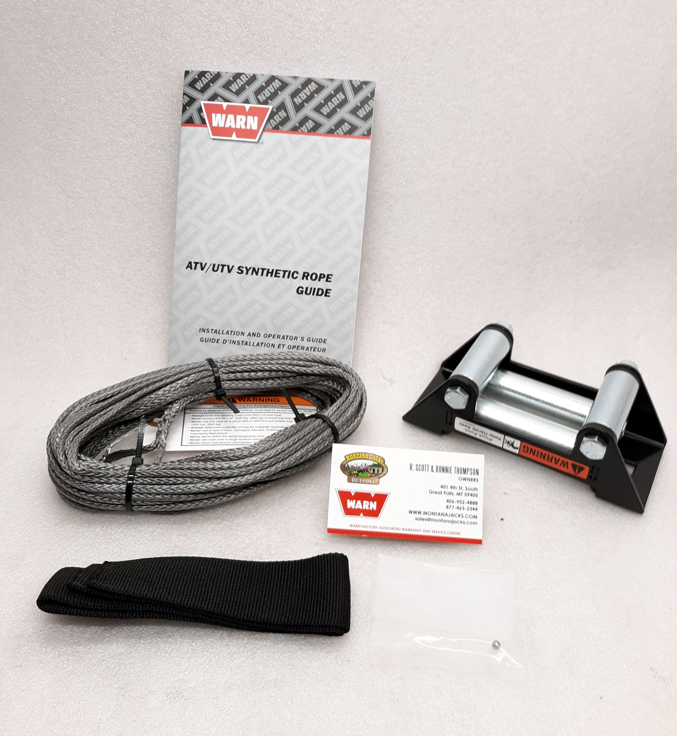 WARN 72495 Synthetic Winch Rope Kit, FREE SHIPPING! — Montana Jacks Outpost