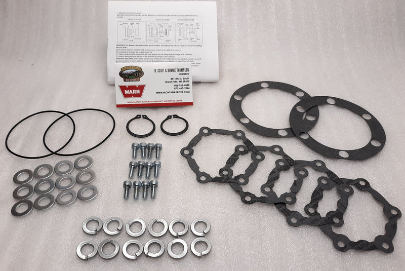 WARN 7300 4WD Hub Service Kit for M54, M195 4x4 Hubs