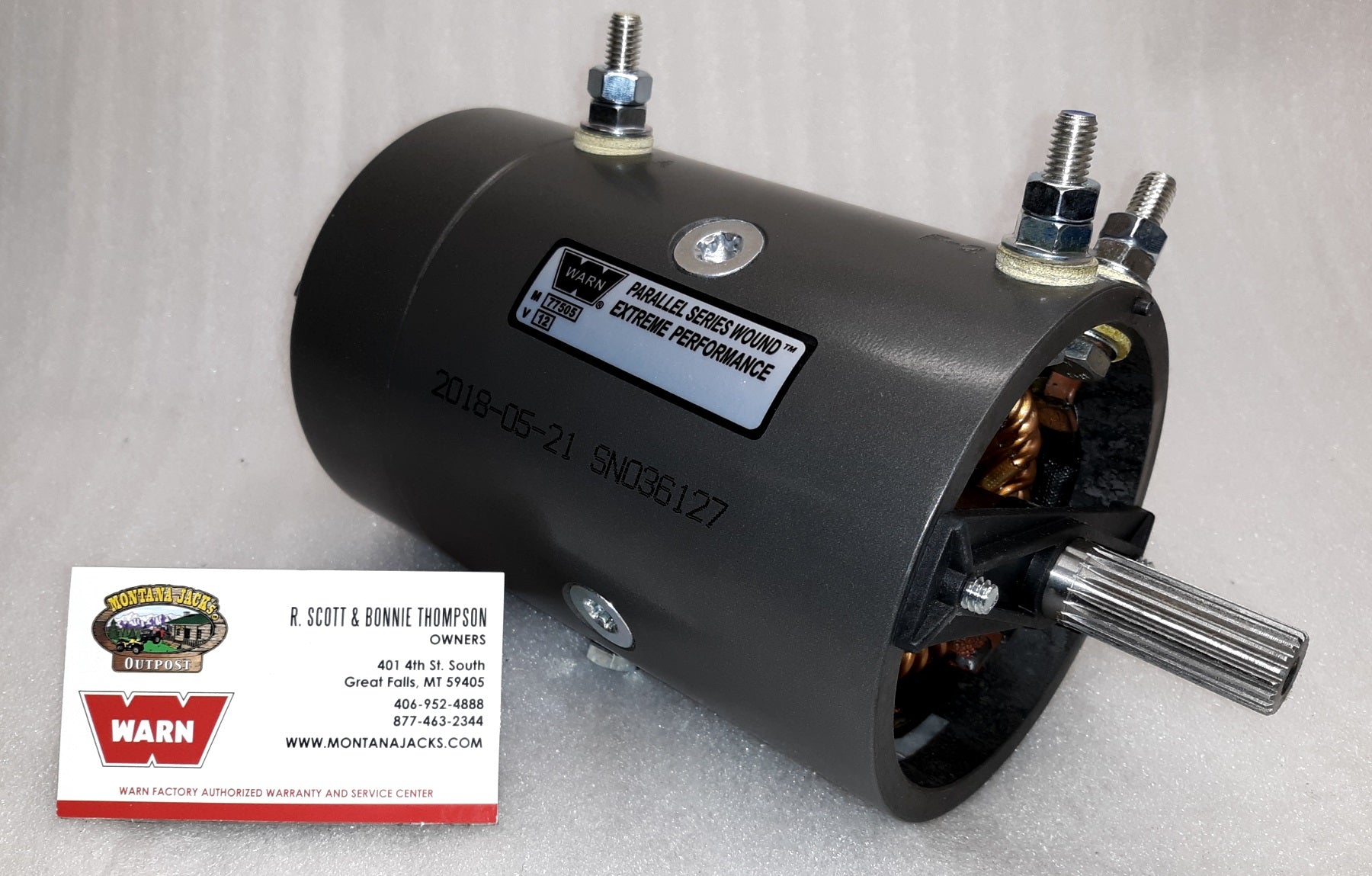 WARN 74756 Winch Motor for M12, M15, FREE SHIPPING! — Montana