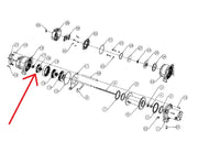 WARN 75003 Stage 1 Carrier Gear Assy. for RT/XT 40, DC1000 12v & 24v