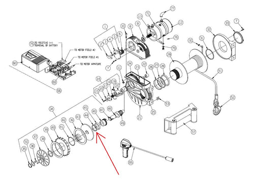 WARN 7612 Radial Oil Seal for M8274 Truck Winch