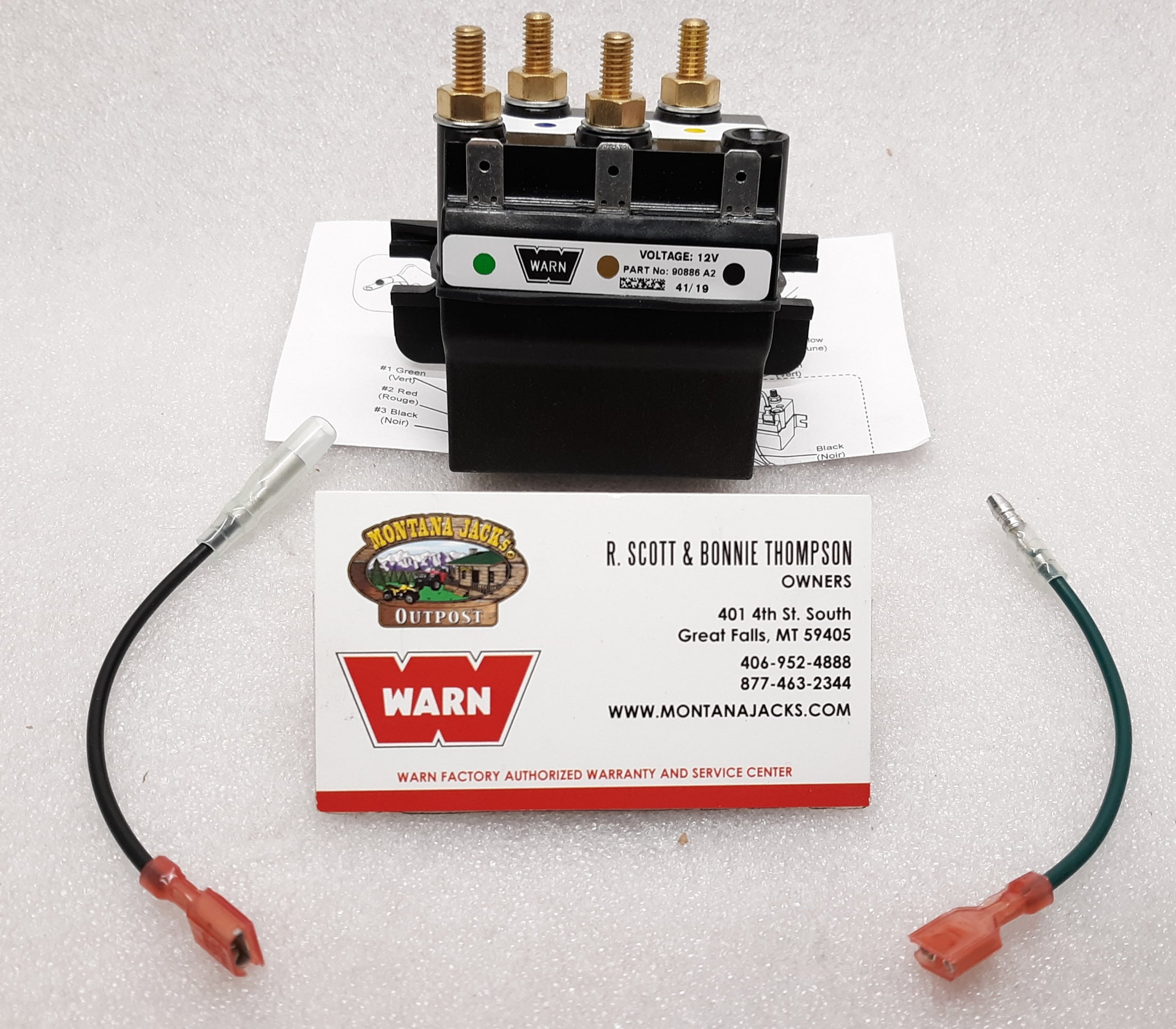 WARN 76429 Winch Contactor for PV3500/4500, FREE SHIPPING! — Montana