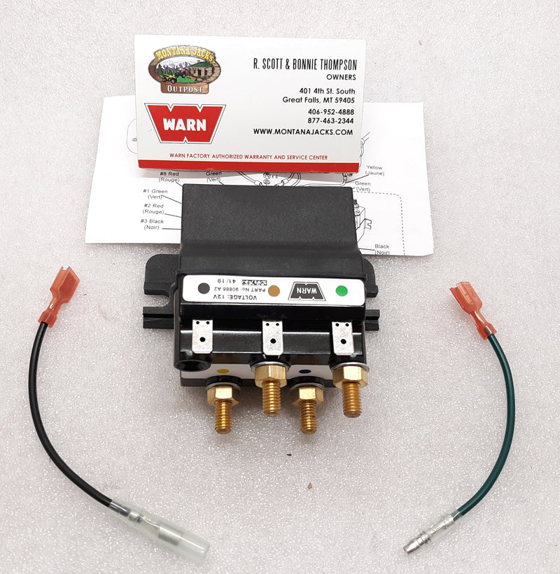 WARN 76429 ATV Winch Contactor for ProVantage 3500/4500, RT/XT 40, 4.0ci