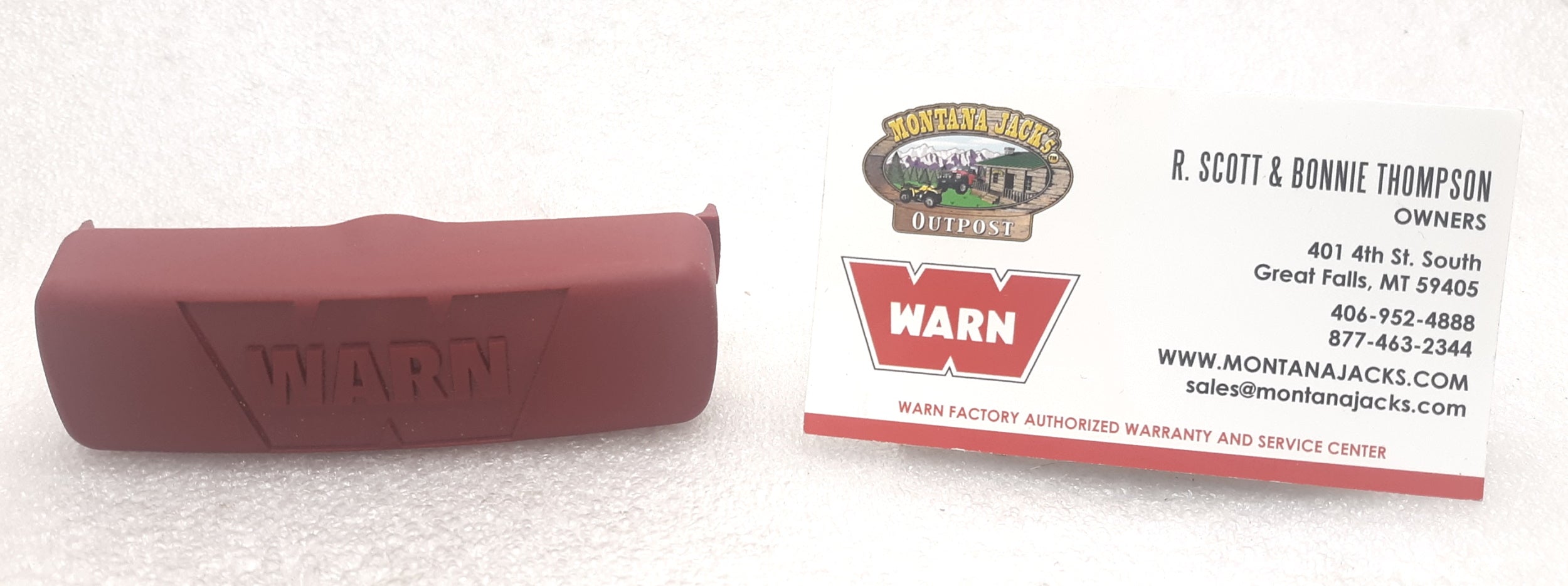 WARN 76873 Red T-Handle Clutch Cover, FREE SHIPPING over $35