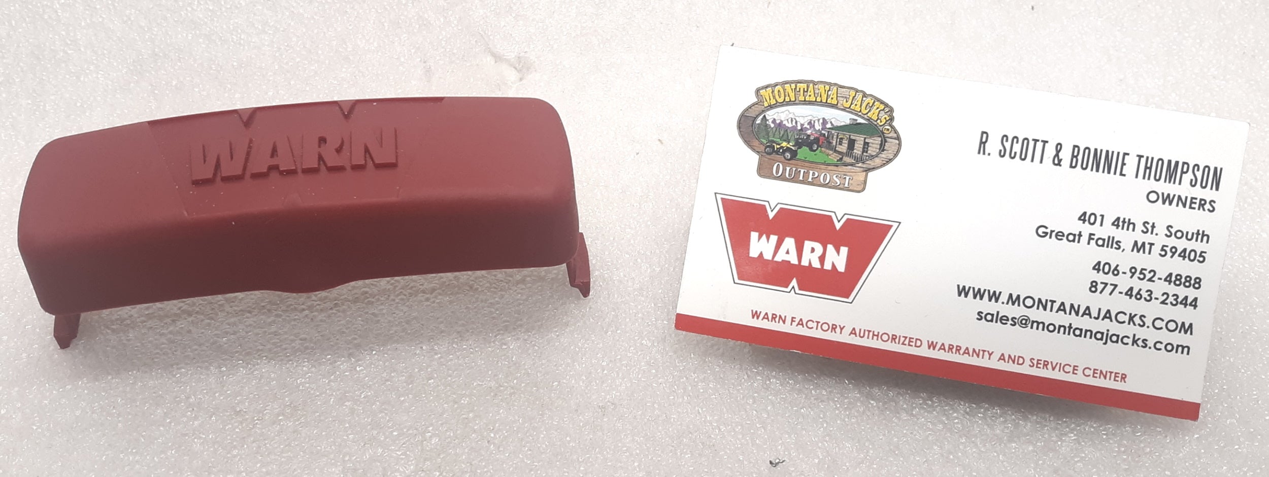 WARN 76873 Red T-Handle Clutch Cover, FREE SHIPPING over $35