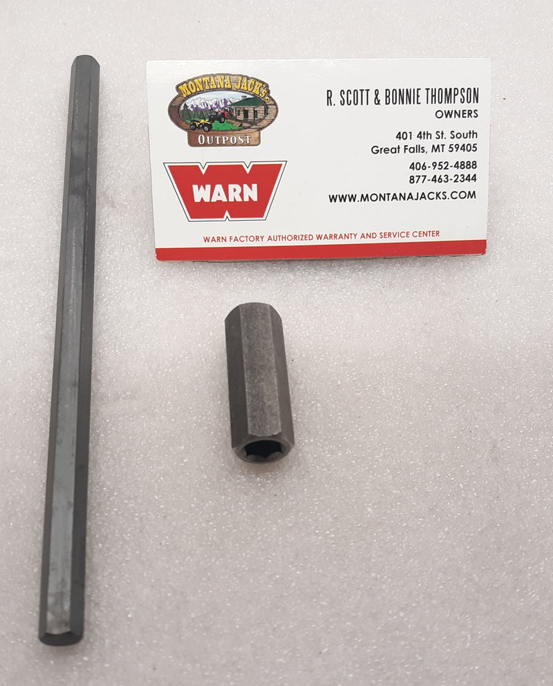 WARN 77590 Winch Driveshaft and Adaptor for Series 15, 18