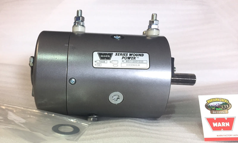 WARN 77892 Replacement Winch Motor, 12v, for XD9000, XD9000i, M8274