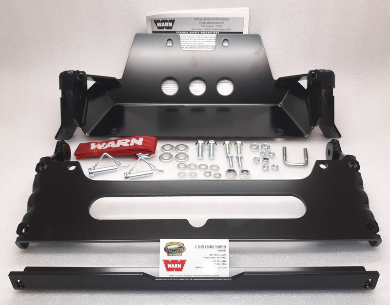 WARN 79700 UTV Front Plow Mount for 2009-16 Polaris Ranger 700/800/Diesel