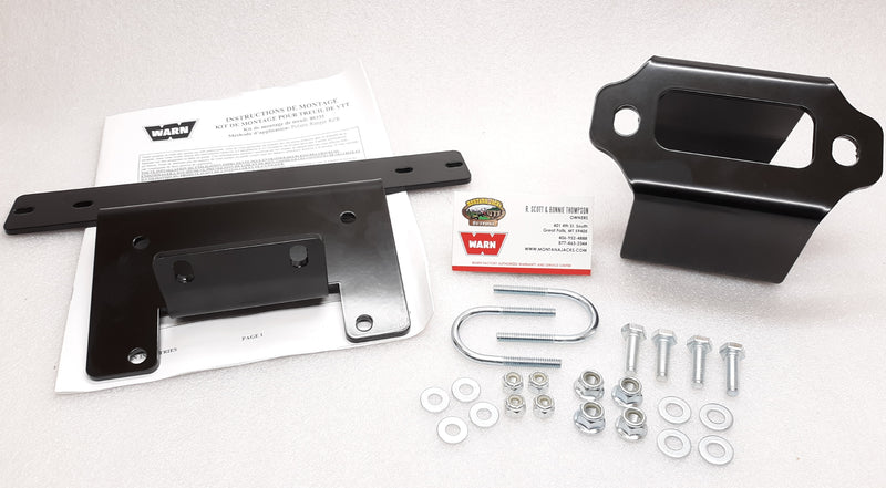 Warn 80335 UTV Winch Mount for POLARIS