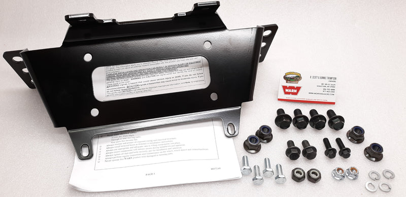 Warn 80371 UTV Winch Mount for POLARIS
