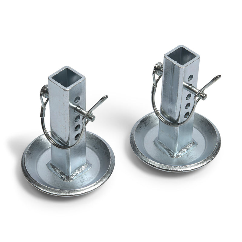 WARN 80475 Replacement Plow Skids for ProVantage Plow Blades, One Pair w/Pins