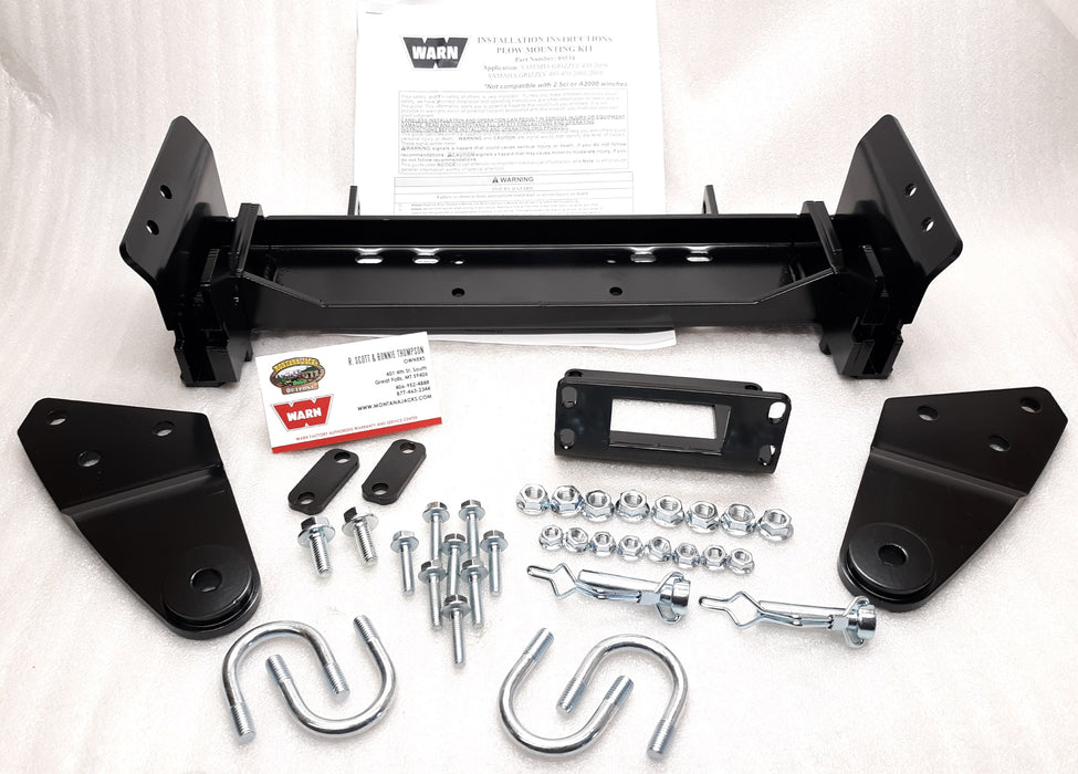 WARN 80534 ATV Front Plow Mount for 2005-14 Yamaha Grizzly