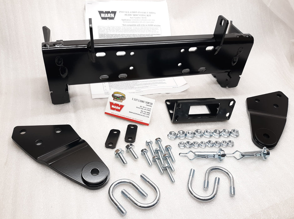 WARN 80534 ATV Front Plow Mount for 2005-14 Yamaha Grizzly