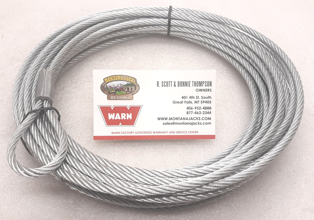 WARN 82654 Winch cable, 3/16