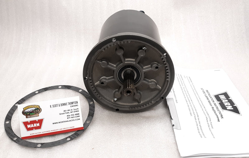 WARN 84210 Hoist Motor 12v Splined, for DC1600, 2000