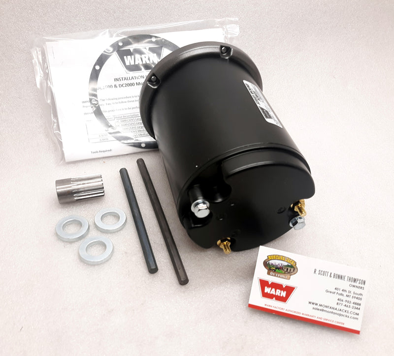 WARN 84211 Industrial Hoist Motor Kit, 12 volt, for DC1600, DC2000 MF, DC2000LF