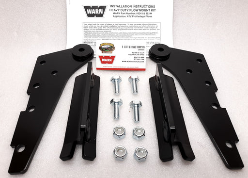 WARN 85243 ATV Standard Plow Mount Heavy Duty Upgrade Kit