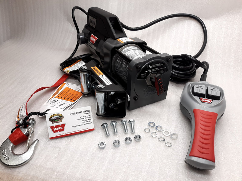 WARN 85330 1500AC Utility Winch with Remote Control