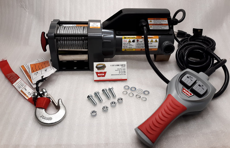 WARN 85330 1500AC Utility Winch with Remote Control