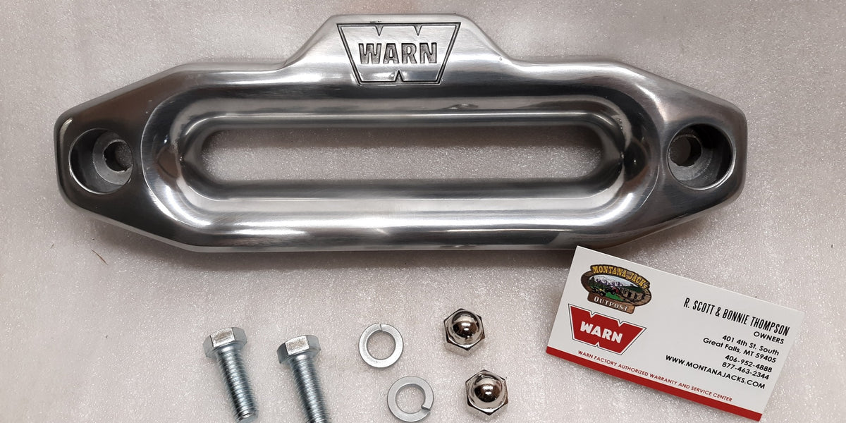 WARN 87914 Hawse Fairlead, Polished Aluminum, FREE SHIPPING