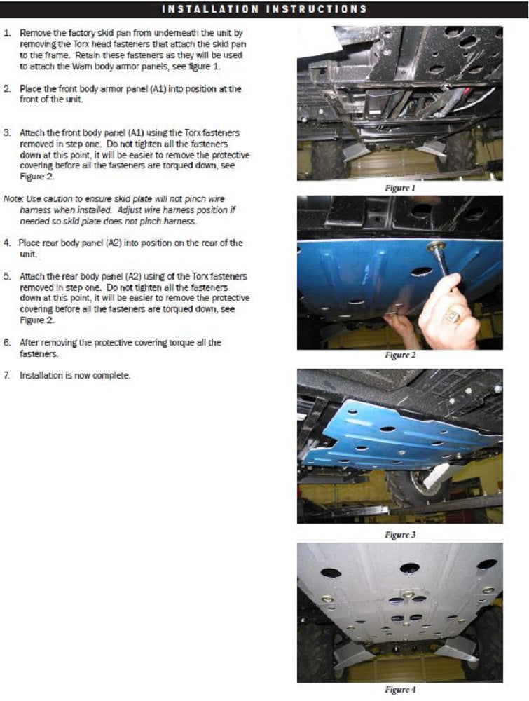 WARN 88220 installation instructions