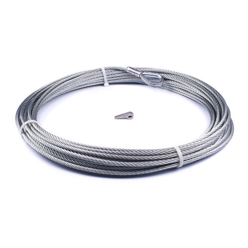 WARN 89212 Replacement Wire Rope for ZEON 8, 5/16" x 100'
