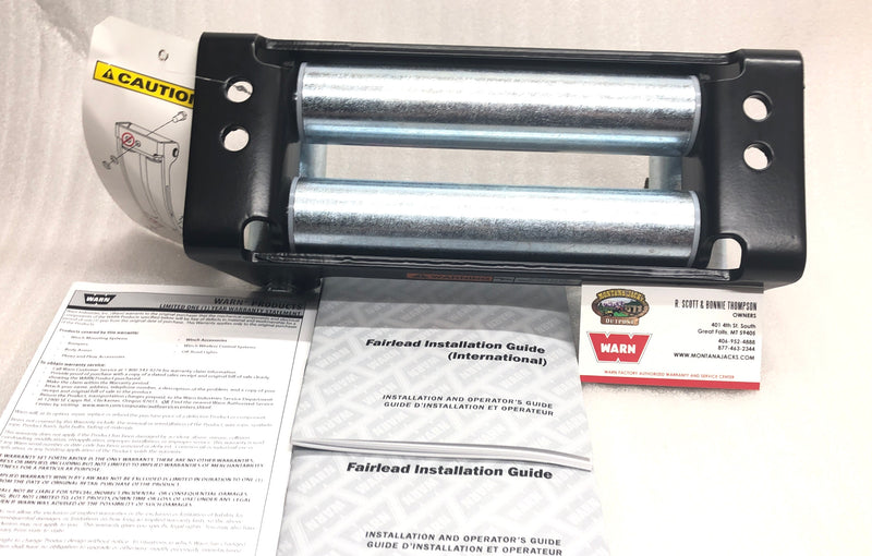 WARN 89214 Roller Fairlead for ZEON, VR Series, XD9000, 9.5xp & other winches