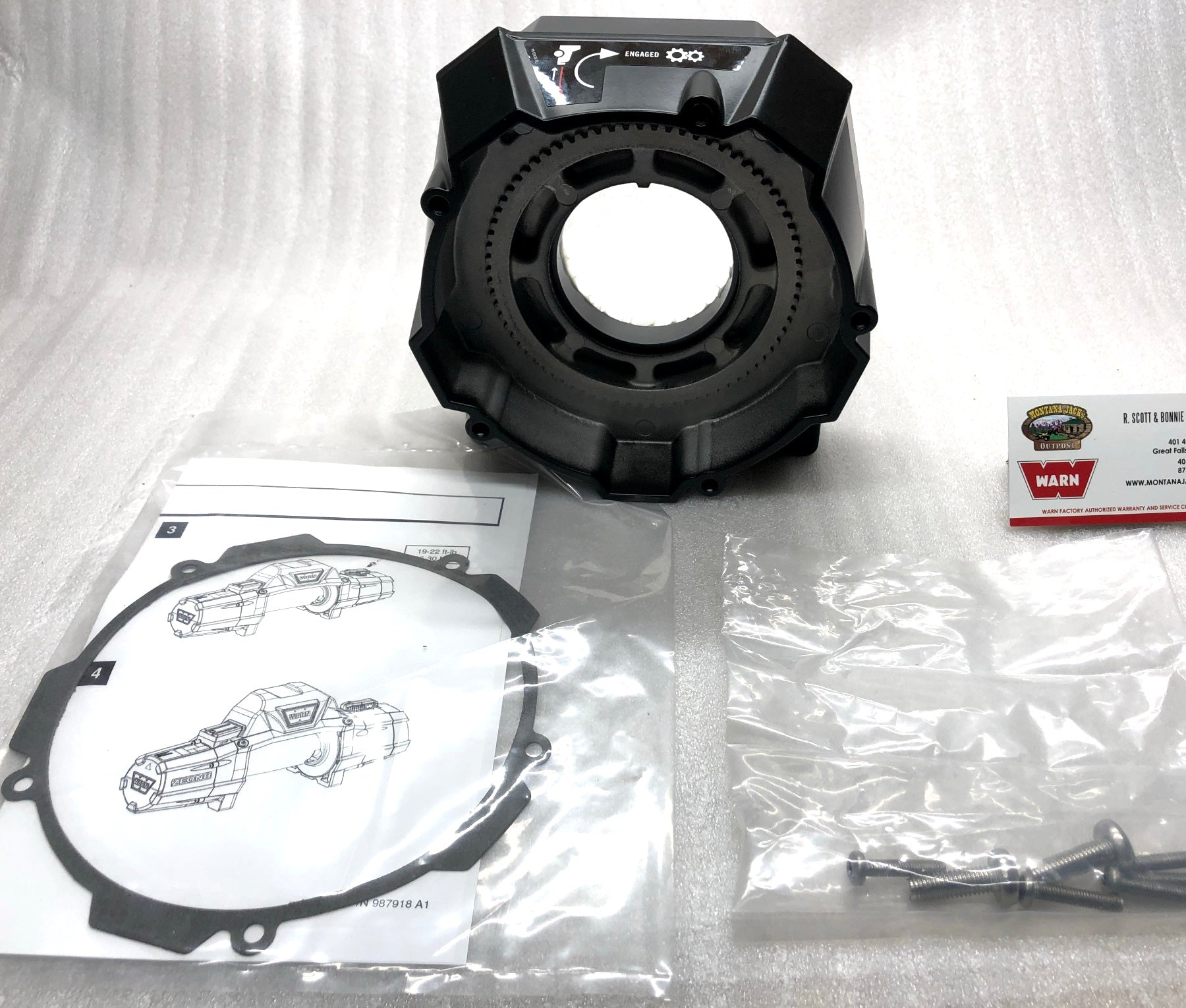 WARN 89239 Gear End Drum Support for ZEON & ZEON Platinum Truck