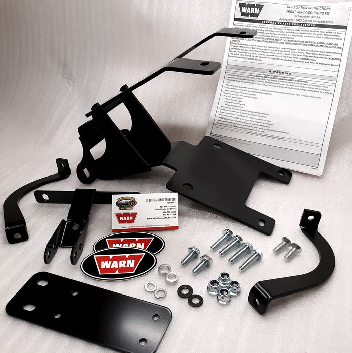 Warn 89535 ATV Winch Mount for 2012-17 CAN-AM Renegade 500/570/800/1000