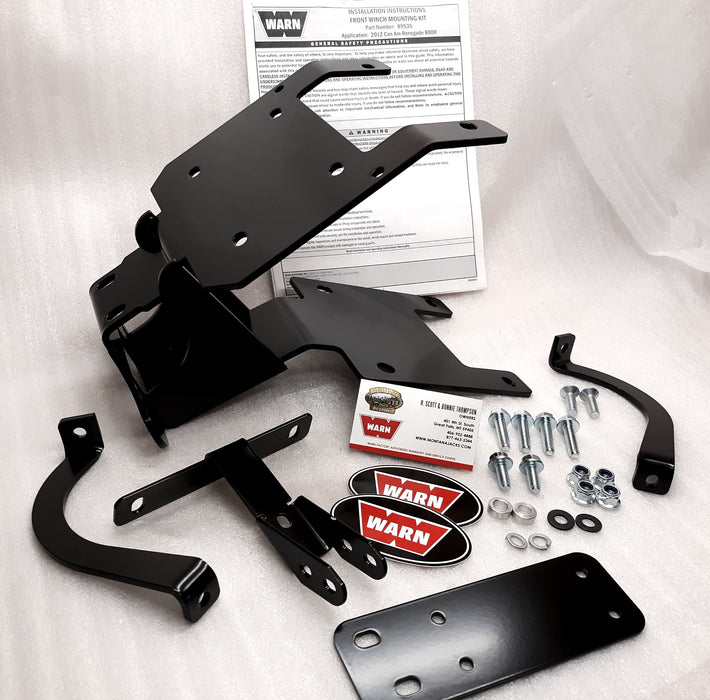 WARN 84704 Sistema Di Montaggio Per Argano ATV – Taglio Laser, Saldato Robot, Hardware Incluso