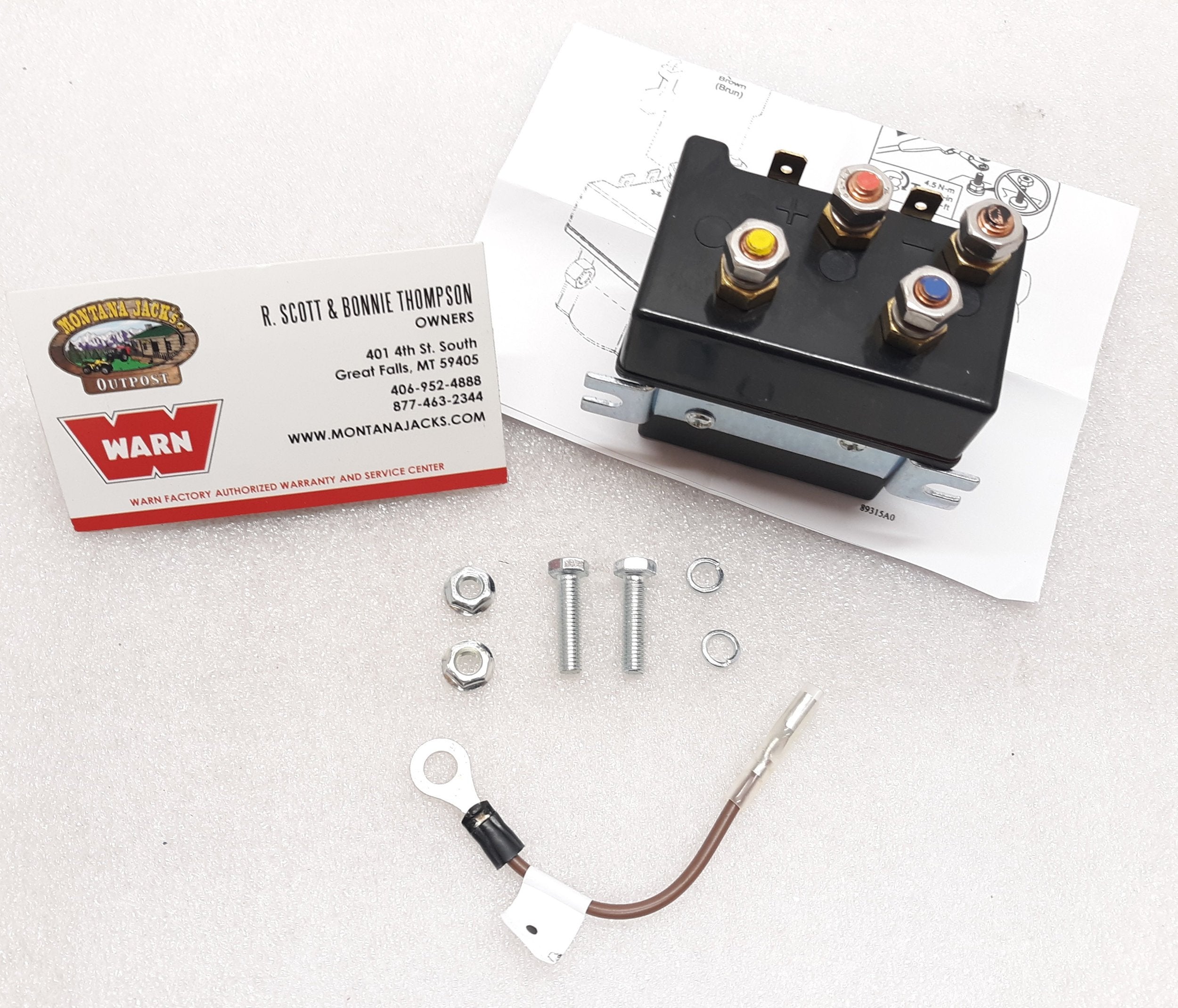 WARN 89564 12 Volt Contactor, FREE SHIPPING! — Montana Jacks Outpost