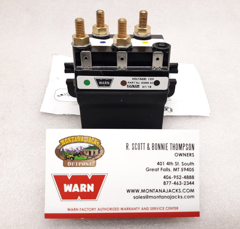 WARN 89579 ATV Winch Contactor, 12V for Vantage 3000/4000