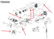 WARN 90901 Bolt and Gasket kit for VR8000 Truck/SUV Winch