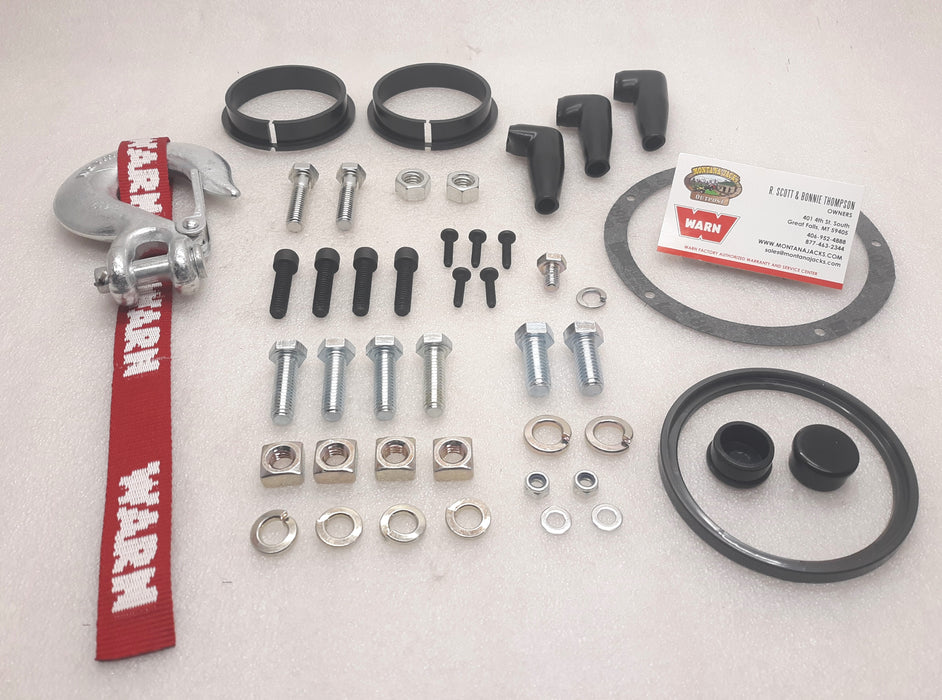 WARN 90901 Bolt, Gasket and Bushing Kit for VR8000 Truck/SUV Winch