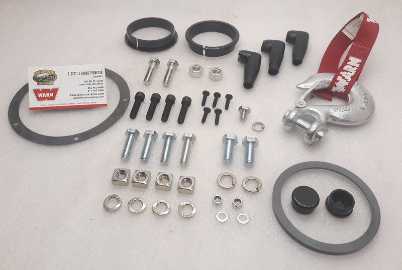 WARN 90901 Bolt, Gasket and Bushing Kit for VR8000 Truck/SUV Winch