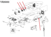 WARN 90902 Gear Train Kit for VR8000
