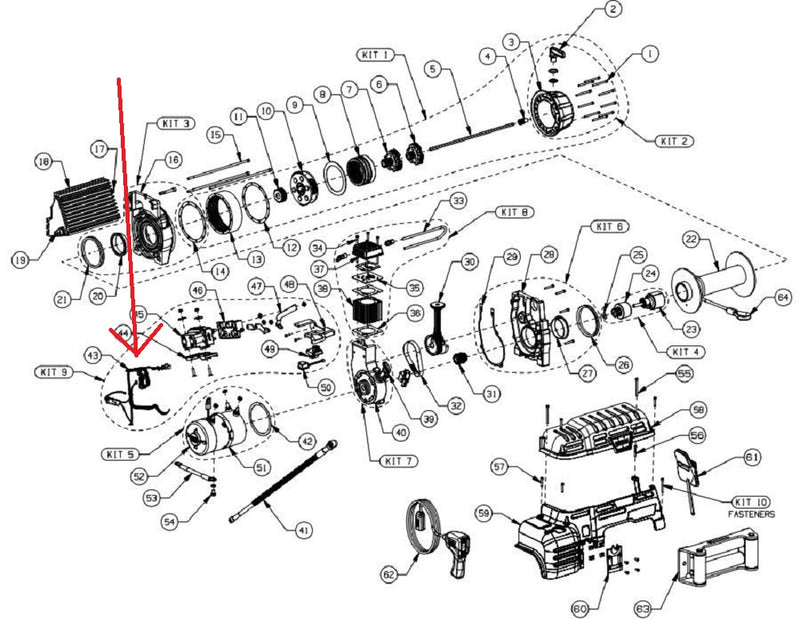 WARN 91687 Contactor Wiring Harness for PowerPlant 9.5 & 12 Winches  