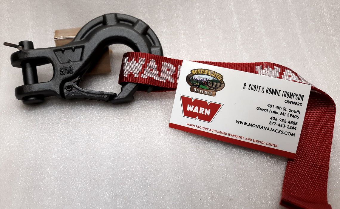 WARN 92089 Epic Premium Winch Hook 5/16" for Winches up to 5,000 lbs.
