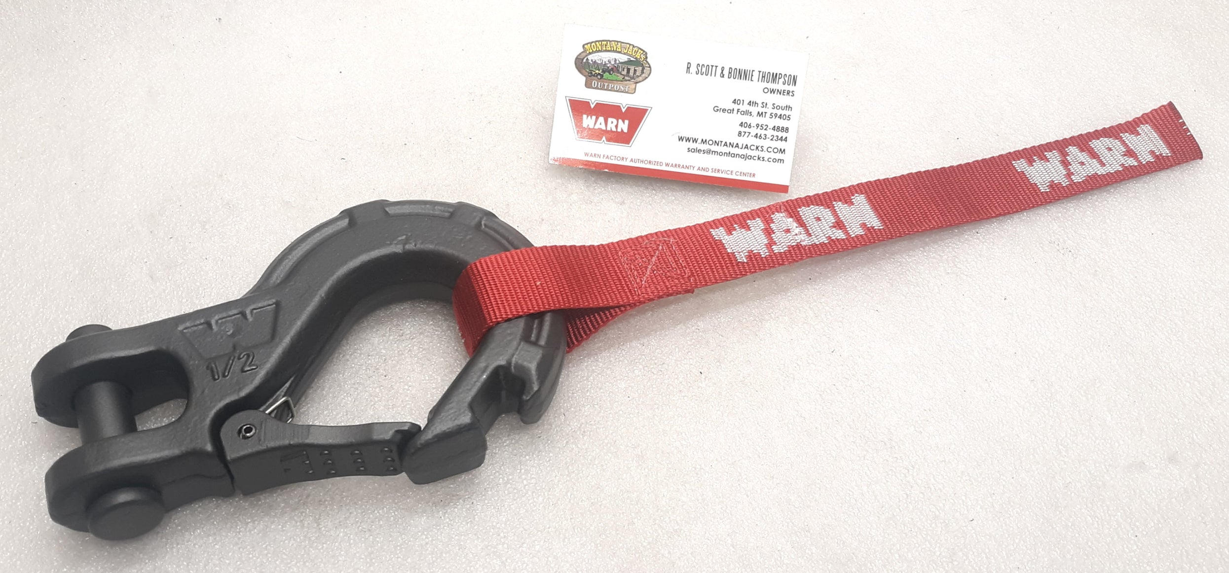 WARN 92091 Epic 1/2" Premium Winch Hook, FREE SHIPPING! — Montana Jacks