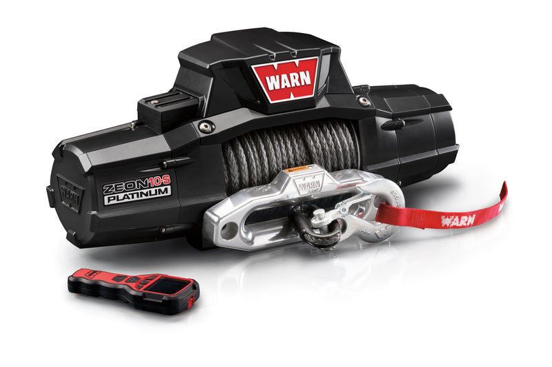 WARN 92815 ZEON 10-S Platinum Winch w/Spydura Synthetic rope